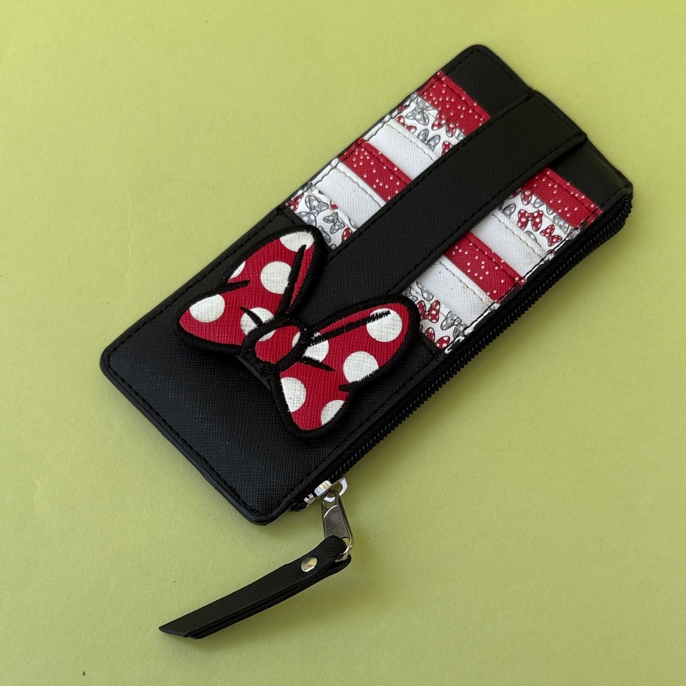 Disney Black/White and Red Polka Dot Bow Wallet